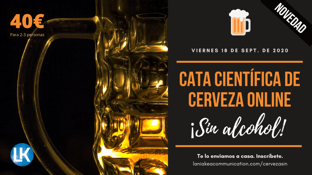 Cata científica de cervezas sin alcohol 18 septiembre 2020